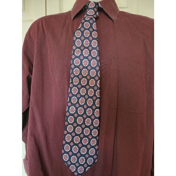 Safford Navy Tie  - Picture 1 of 2
